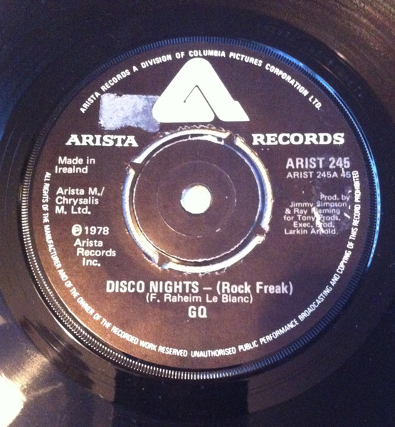 G. Q. – Disco Nights-(Rock Freak) (1979, Vinyl) - Discogs