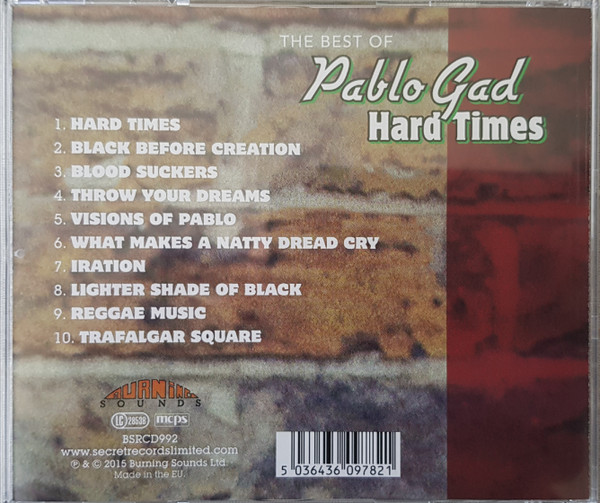 Album herunterladen Pablo Gad - Hard Times The Best Of Pablo Gad