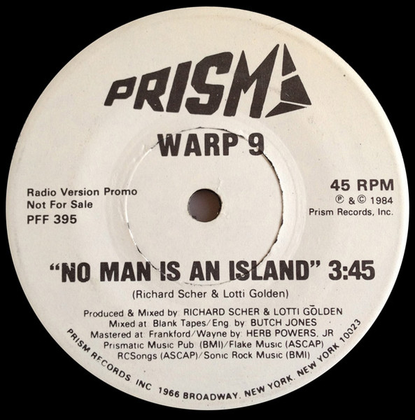 Warp 9 – No Man Is An Island (1984, Vinyl) - Discogs