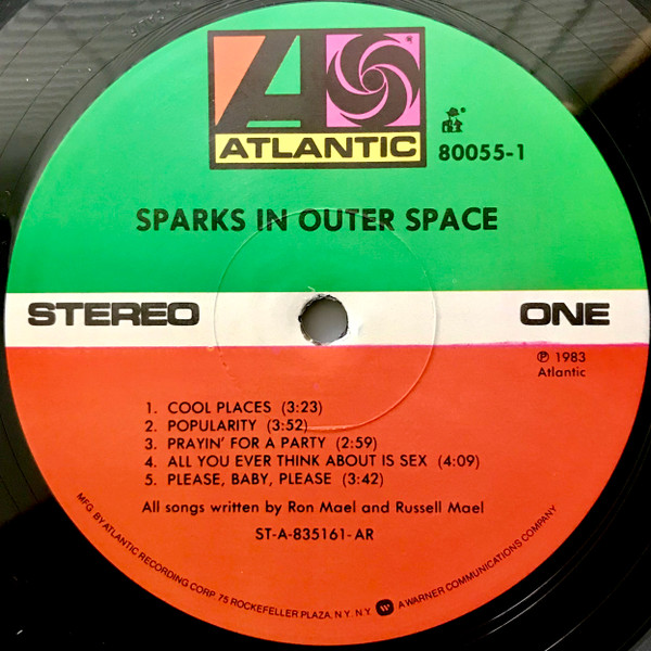 descargar álbum Sparks - In Outer Space