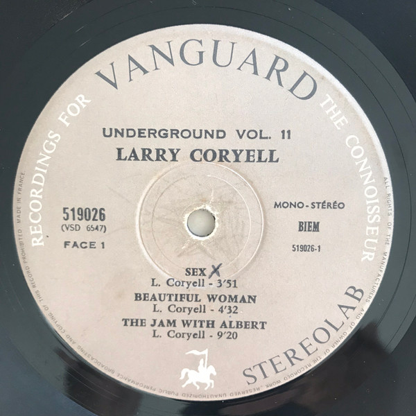 télécharger l'album Larry Coryell - Underground Vol 11
