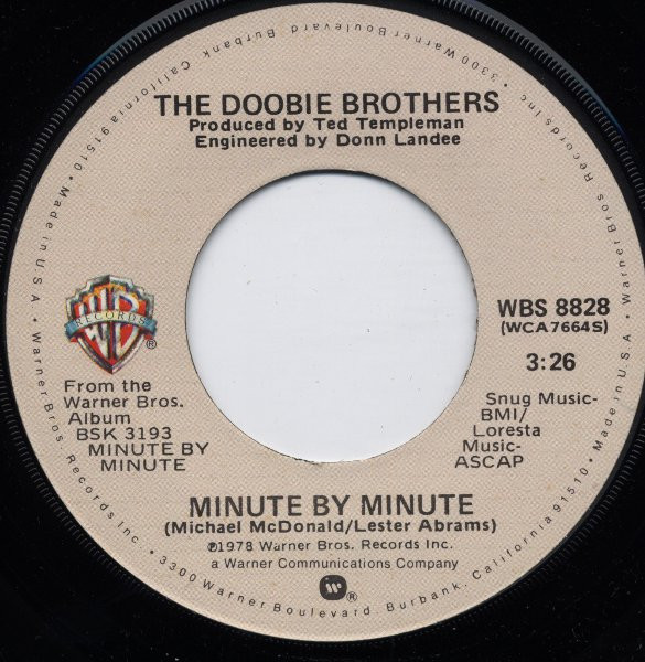 The Doobie Brothers – Minute By Minute (1978, Vinyl) - Discogs