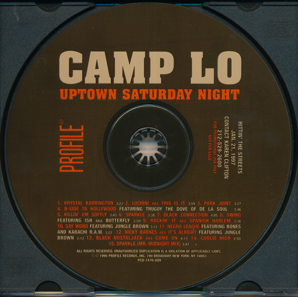 Camp Lo - Uptown Saturday Night | Releases | Discogs