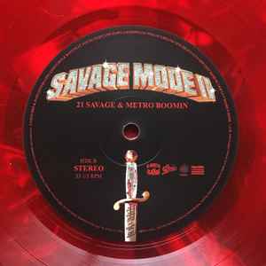 21 Savage & Metro Boomin – Savage Mode II (2021, Version 2, Red Translucent,  Vinyl) - Discogs