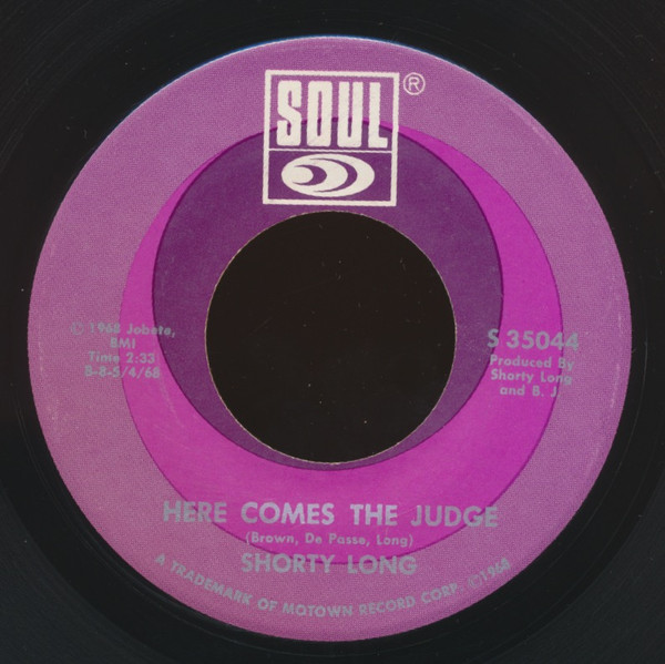 Here Comes the Judge (Shorty Long song) - Wikipedia