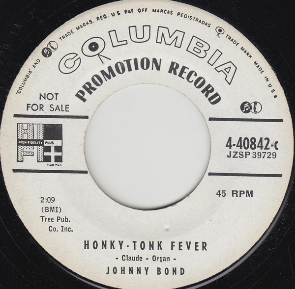 télécharger l'album Johnny Bond - Honky Tonk Fever