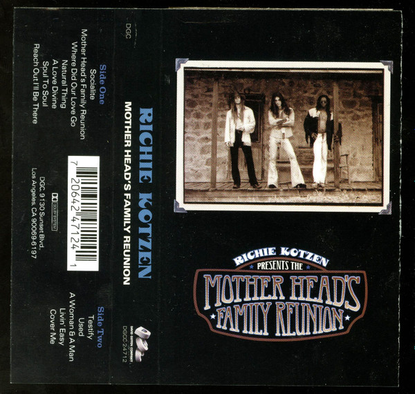 Richie Kotzen – Mother Head's Family Reunion (1994, CD) - Discogs