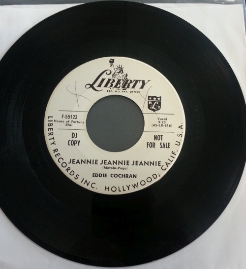 Eddie Cochran – Jeannie, Jeannie, Jeannie (1960, Vinyl) - Discogs