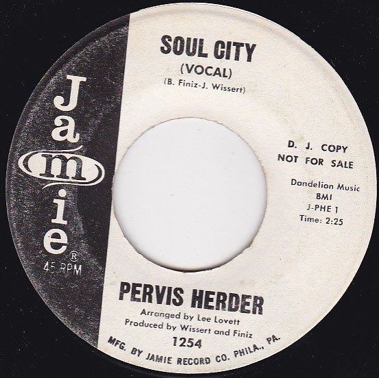 Pervis Herder And Leon (Fingers) Huff – Soul City (1963, Vinyl) - Discogs