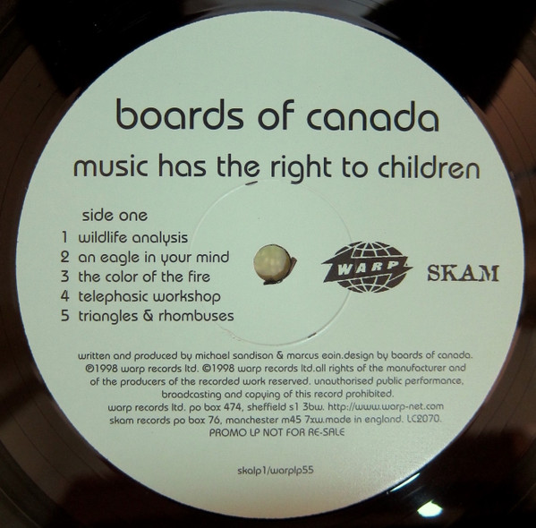 Boards Of Canada – Music Has The Right To Children (2015, CD 