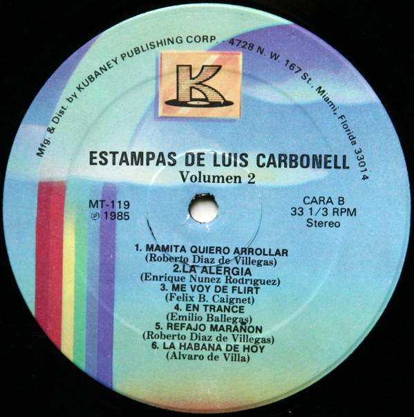 lataa albumi Luis Carbonell - Estampas De Luis Carbonell