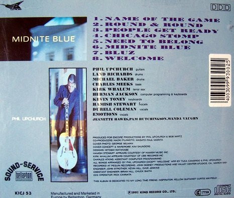lataa albumi Phil Upchurch - Midnite Blue