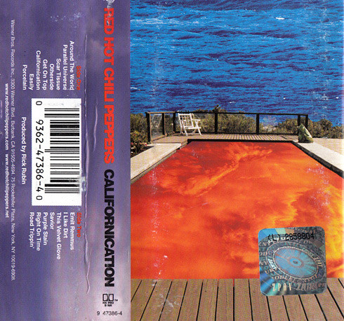 Red Hot Chili Peppers – Californication (1999, Cassette) - Discogs
