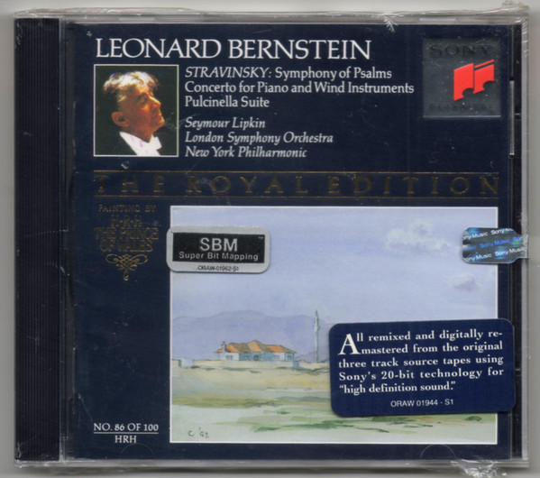 Leonard Bernstein Igor Stravinsky Symphony Of Psalmsconcerto For Piano And Wind Instruments 5023