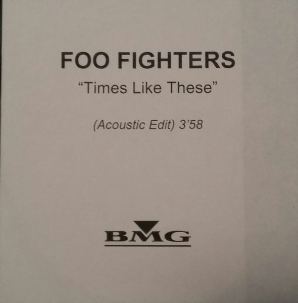 Versão acústica de Times like these - Foo Fighters que lembrei que