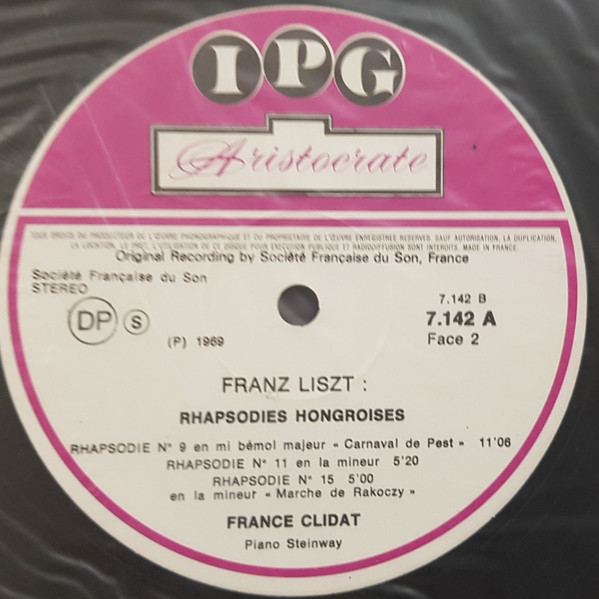 last ned album Liszt, France Clidat - Rhapsodies Hongroises