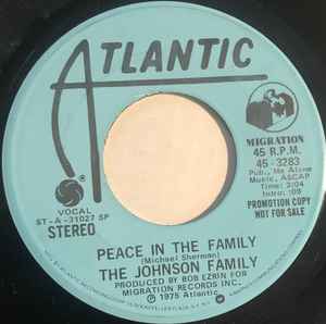 The Johnson Family (2) - Peace In The Family album cover