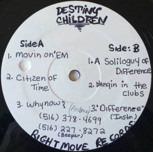 The Destiny Children – Citizens Of Time EP (1992, Vinyl) - Discogs