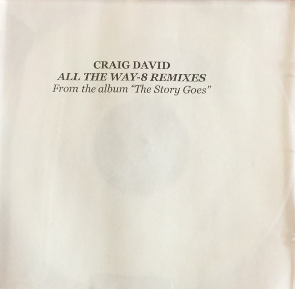 ladda ner album Craig David - All The Way 8 remixes
