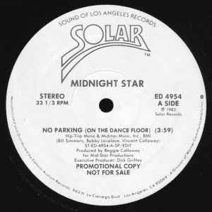 Midnight Star No Parking On The Dance Floor 1983 Vinyl Discogs