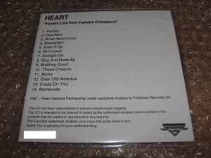 Heart – Fanatic Live From Caesars Colosseum (2014