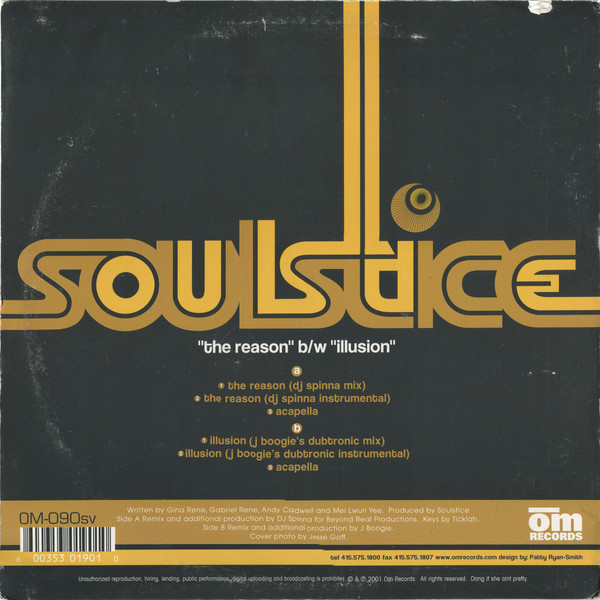 ladda ner album Soulstice - The Reason DJ Spinna Mix Illusion J Boogies Dubtronic Mix