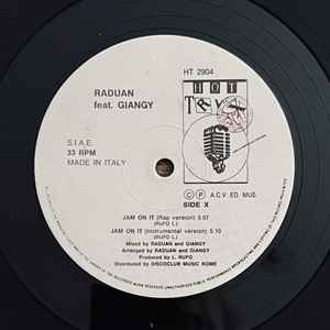 Raduan - Jam On It album cover