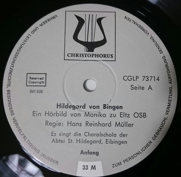last ned album Hildegard Von Bingen, Monika Zu Eltz OSB - Hildegard Von Bingen Ein Hörbild