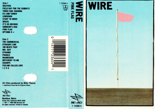 Wire – Pink Flag (1989, Cassette) - Discogs
