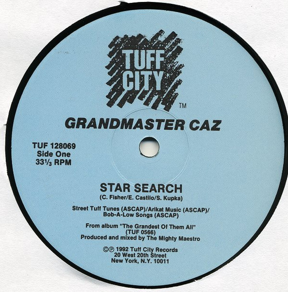 Grandmaster Caz – Star Search (1992, Vinyl) - Discogs