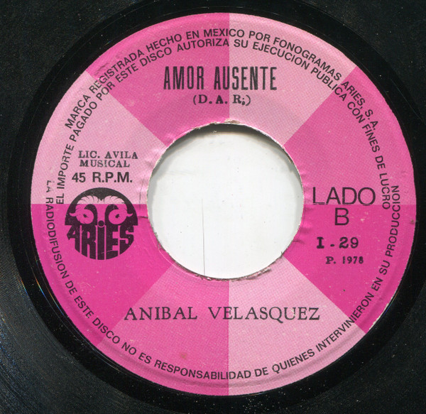 ladda ner album Aníbal Velásquez - Besos Sobre Besos Amor Ausente