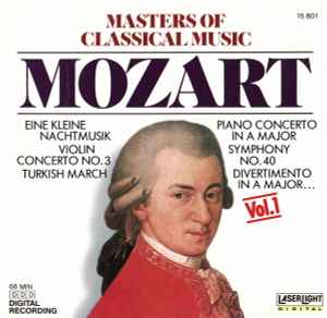 Wolfgang Amadeus Mozart - Masters Of Classical Music, Vol.1: Mozart album cover
