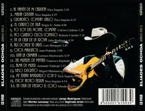 descargar álbum Eliades Ochoa, Cuarteto Patria - Grandes Éxitos
