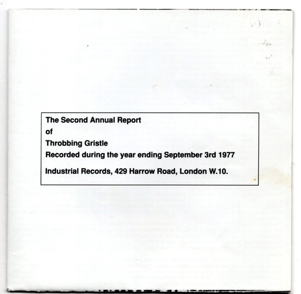 Throbbing Gristle – The Second Annual Report (CD) - Discogs