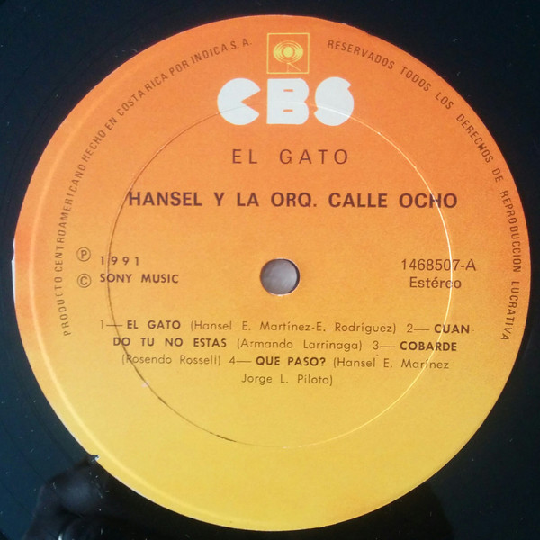 Album herunterladen Hansel Y La Orquesta Calle 8 - El Gato