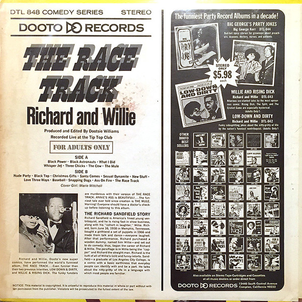 télécharger l'album Richard And Willie - The Race Track