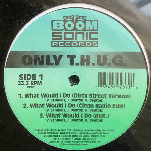 Only .G. – What Would I Do / Sodom & Gomorah (1999, Vinyl) - Discogs