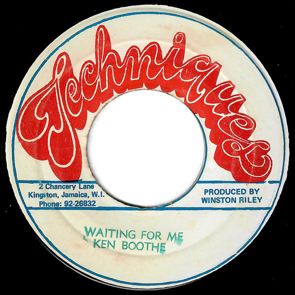 Ken Boothe – Waiting For Me (Hand Written Credits, Vinyl