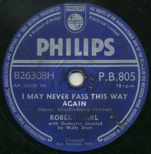 lataa albumi Robert Earl - I May Never Pass This Way Again