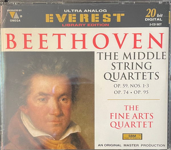 Beethoven, The Fine Arts Quartet – The Middle String Quartets