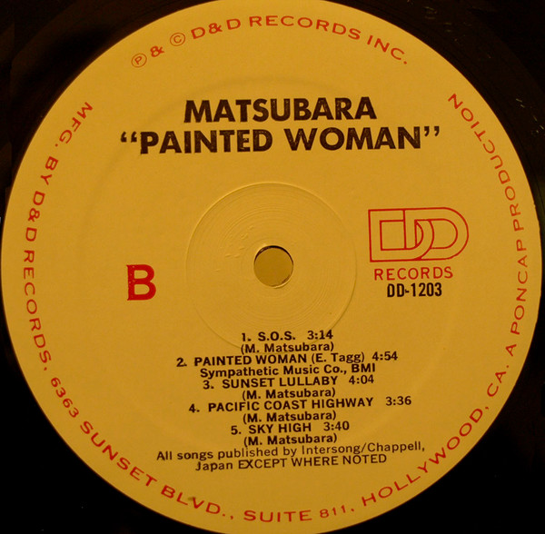 télécharger l'album Matsubara - Painted Woman