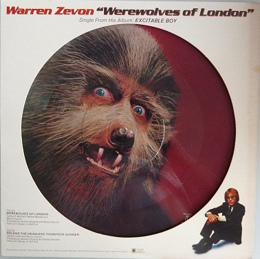 Werewolves of London Warren Zevon Lyric Poster Unframed Print 