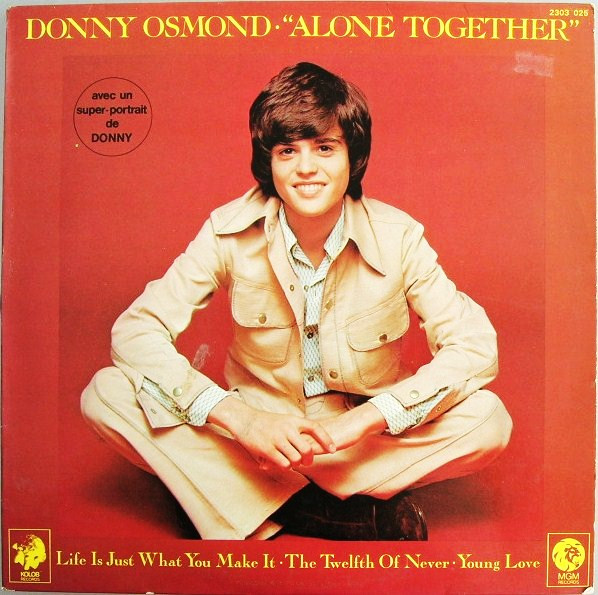 Donny Osmond – Alone Together (1973, Vinyl) - Discogs