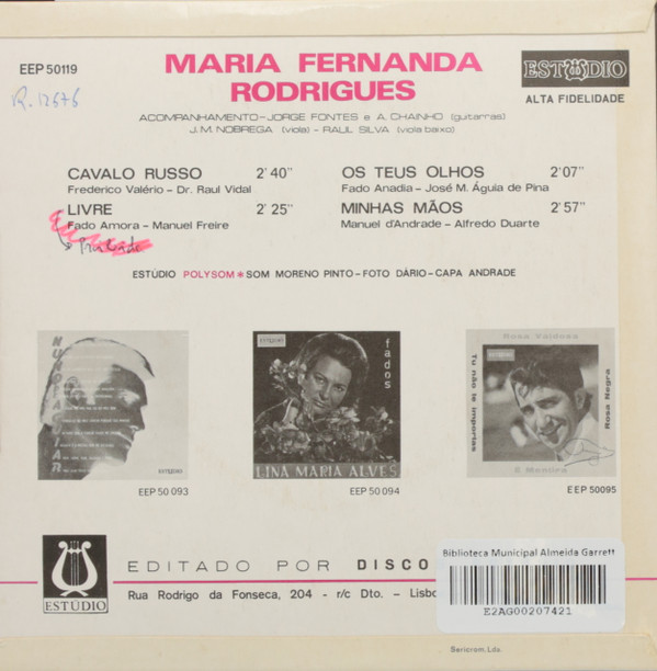 Album herunterladen Maria Fernanda Rodrigues - Cavalo Russo