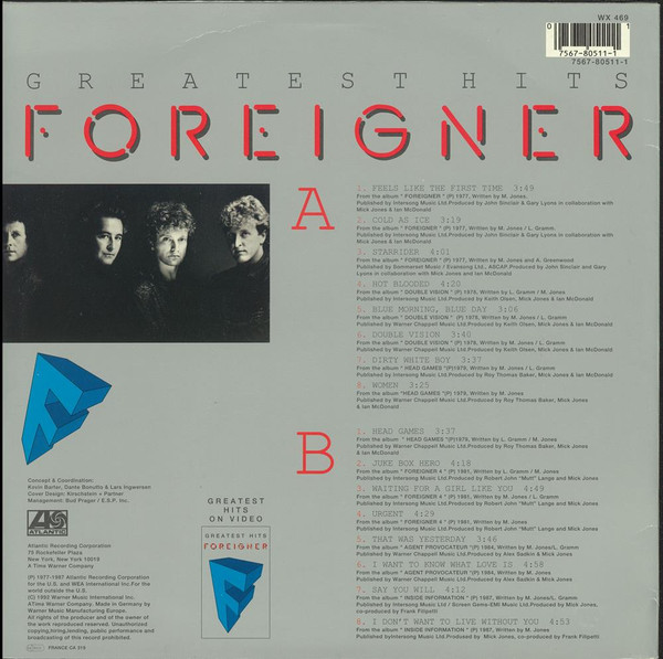 ladda ner album Foreigner - Greatest Hits
