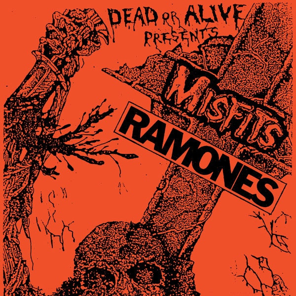 Misfits / Ramones – Dead Or Alive Presents (1990, Orange Sleeve