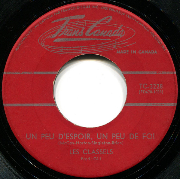 Album herunterladen Les Classels - Un Peu DEspoir Un Peu De Foi