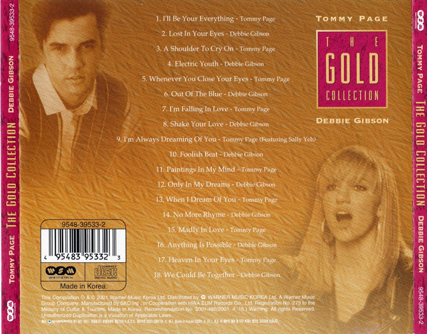 baixar álbum Debbie Gibson & Tommy Page - The Gold Collection