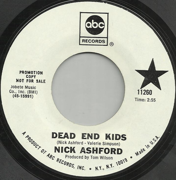 télécharger l'album Nick Ashford - Dead End Kids Lets Go Get Stoned