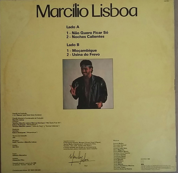 télécharger l'album Marcilio Lisboa - Não Quero Ficar Só